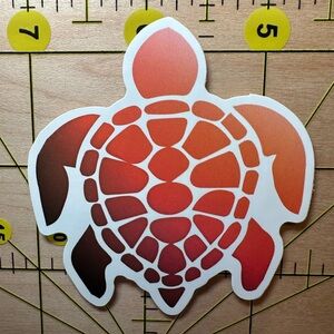 🧡25/$25 +Bundle Sticker Sale & Free Shipping | Turtle Waterproof Sticker